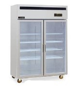 Commerical refrigerator with glass door